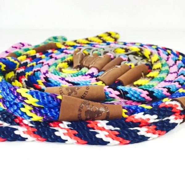 Rope Leashes - Tri Color1