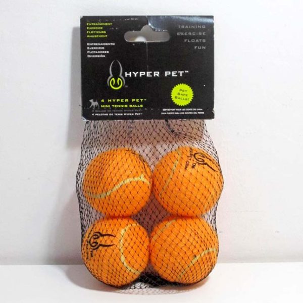 Tennis Ball Mini Orange 4 pack